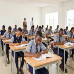 Our students during Examination